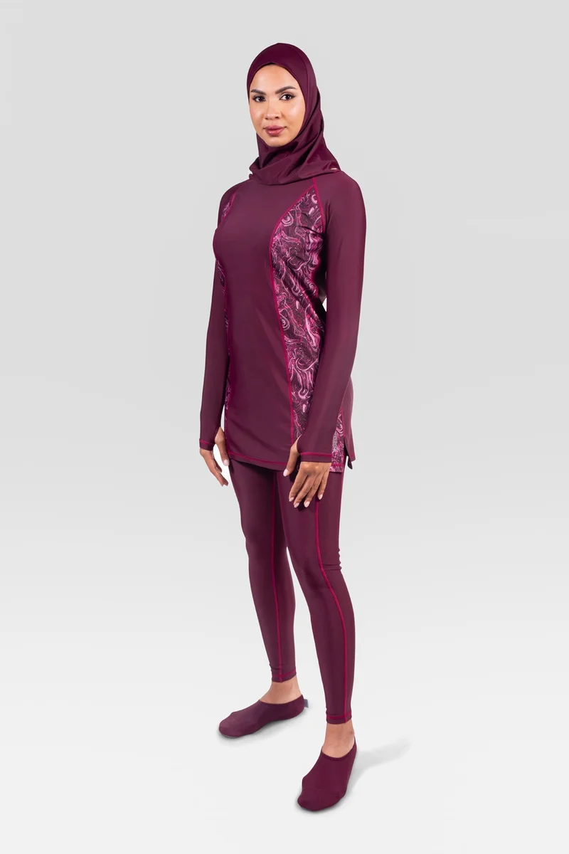 COEGA SUNWEAR  COEGA Swim Wrap Ladies SzL -  Purple Tropical for Women | Best Price UAE